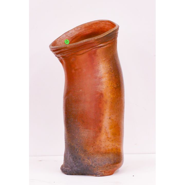 Len Hudson Wood Fired Large Stump Vase- 23x11''