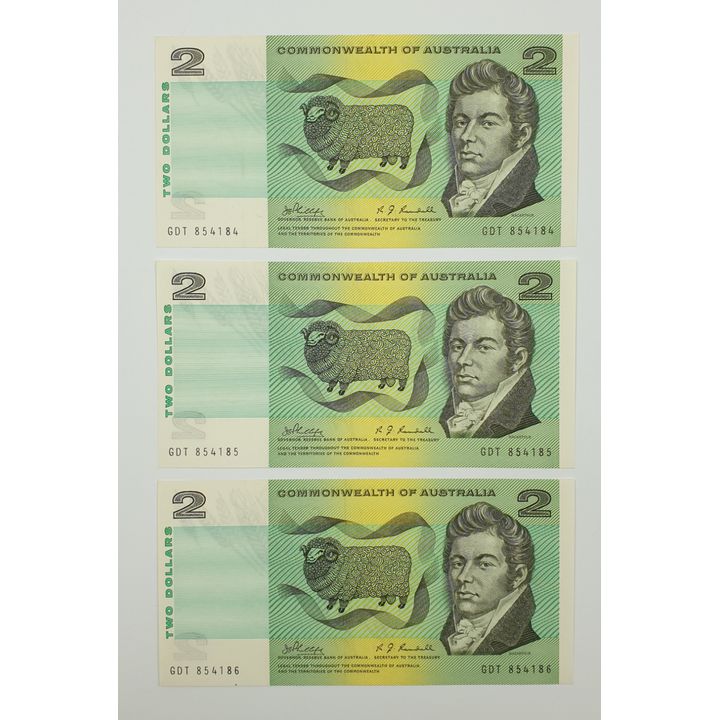 Consec. CoA P/R $2 Notes