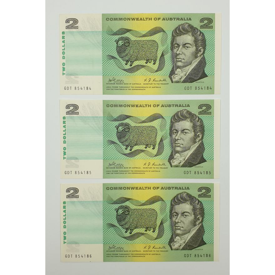 Consec. CoA P/R $2 Notes