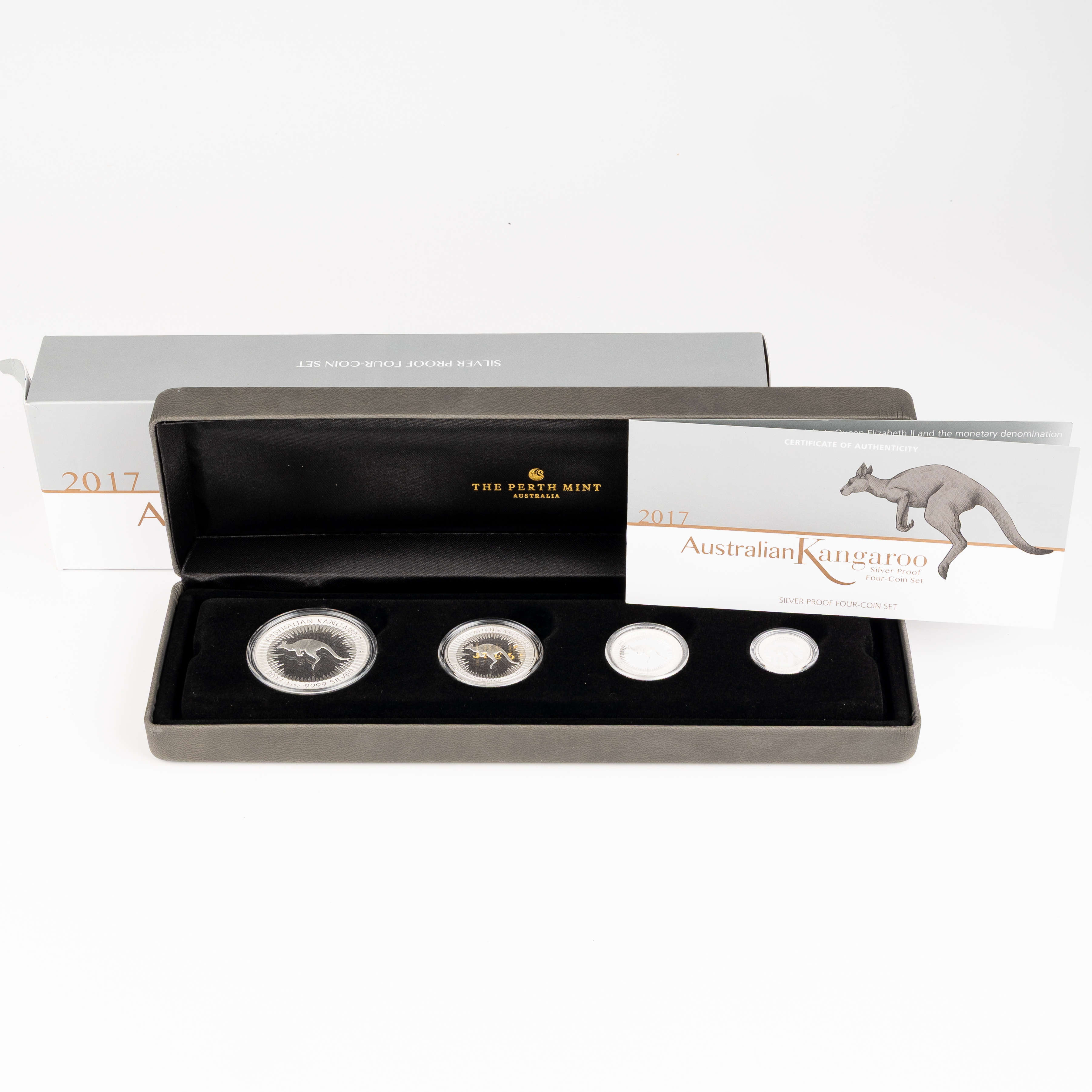 Elizabeth II, Kangaroo Silver Proof Set, One Dollar, 2017, FDC