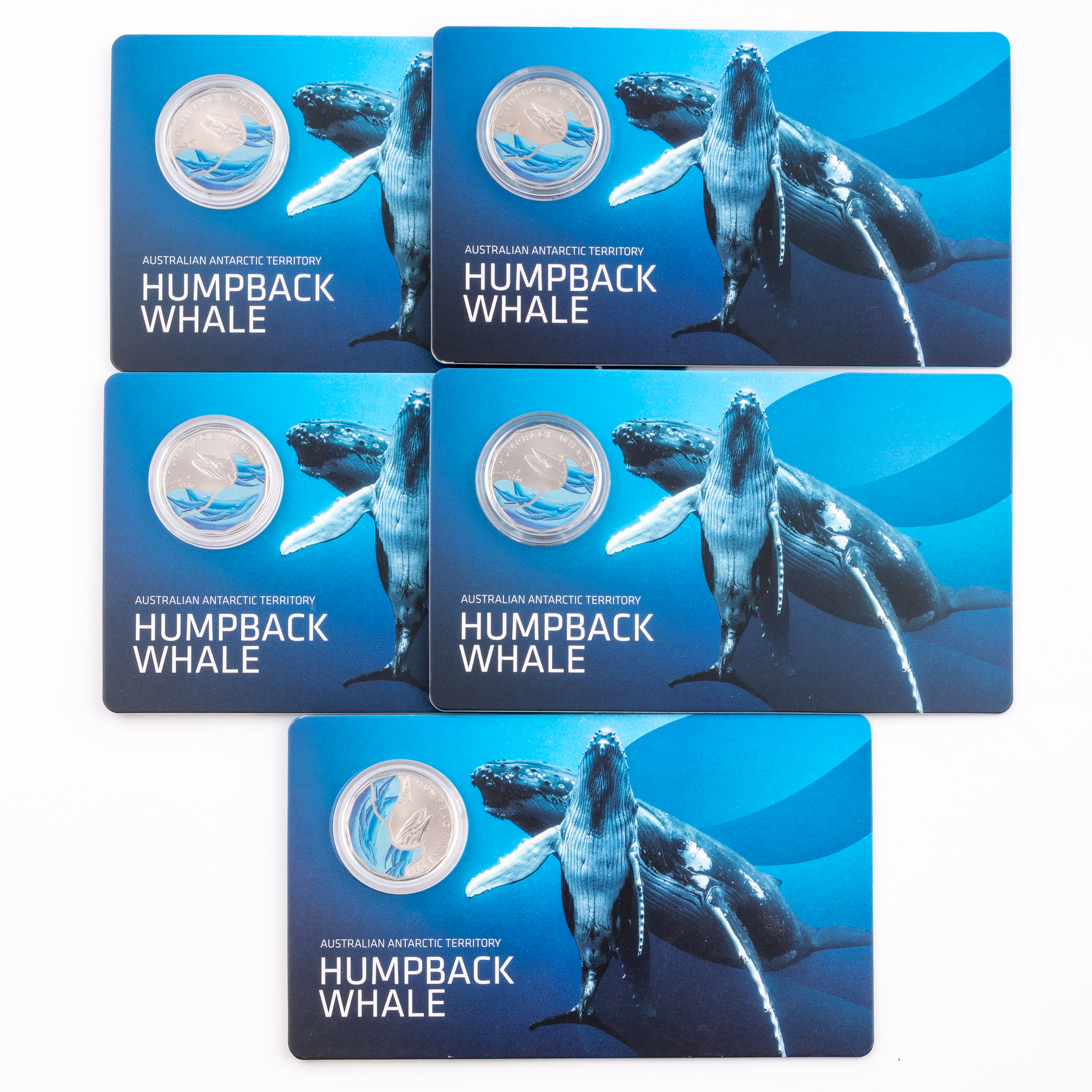 Elizabeth II, Australian Antarctic Territory - Humpback Whale, Fifty Cents, 2023, UNC