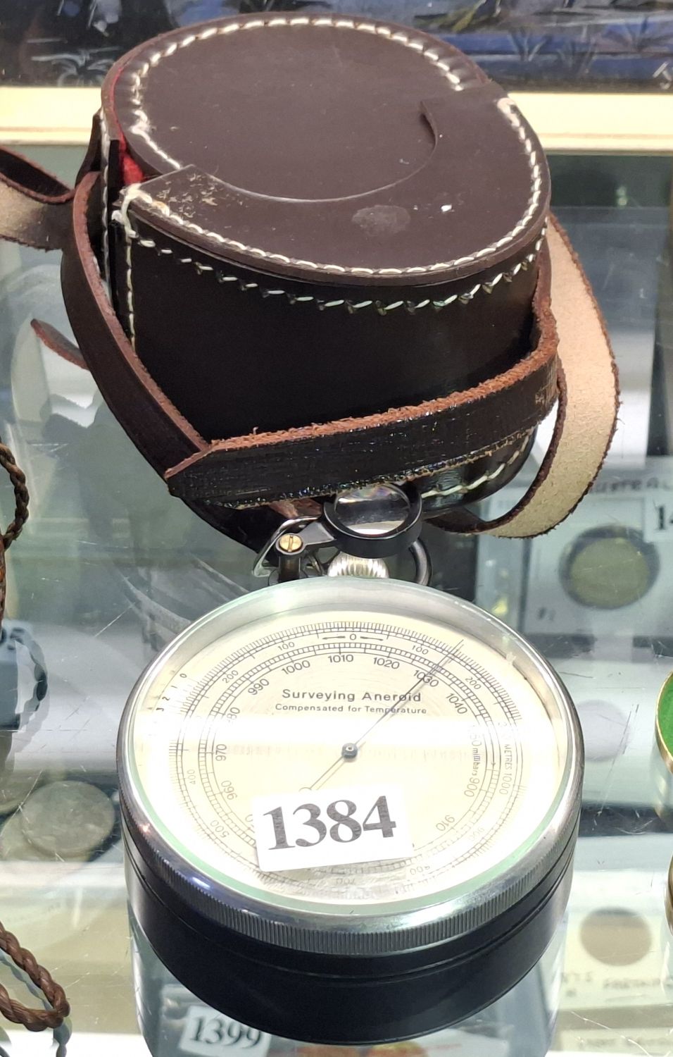 English Surveying Aneroid Barometer