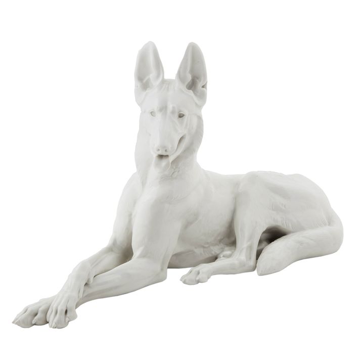 Figurka owczarka (Grosse Schäferhund), Niemcy, Allach, l. 1938–1945