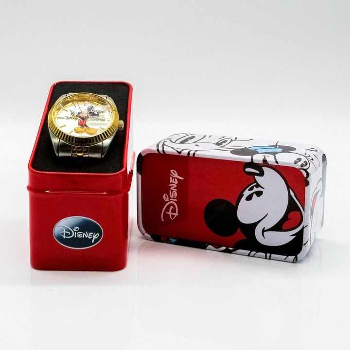 Disney Two-Tone Metal Mickey Mouse Watch