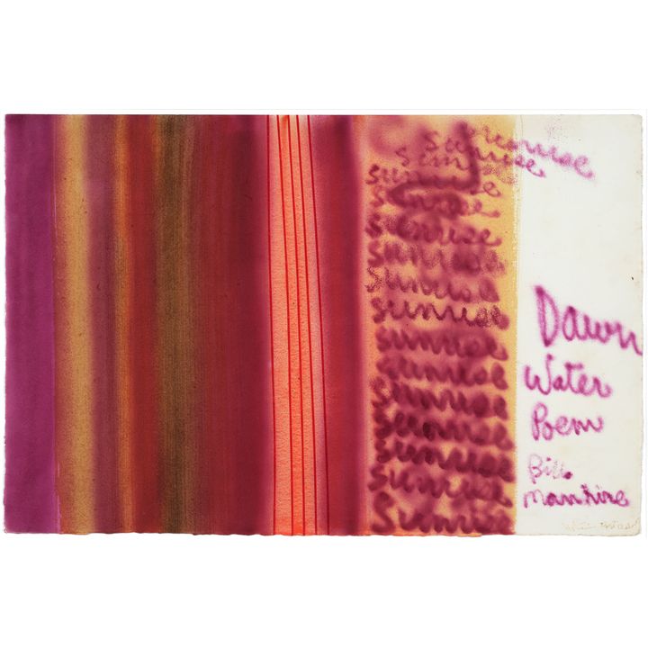 Ralph Hotere 'Dawn Water Poem'
