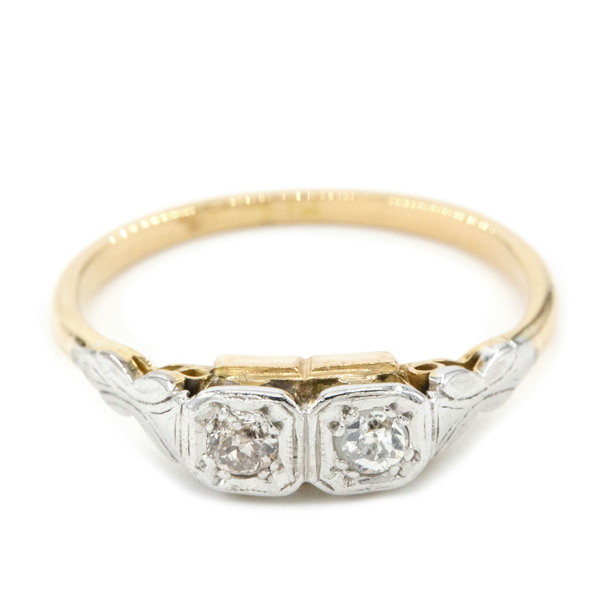 Old Cut Diamond Ring 18ct Gold,