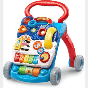 VTECH SIT-TO-STAND LEARNING WALKER (FRUSTRATION FREE PACKAGING - ENGLISH VERSION), BLUE