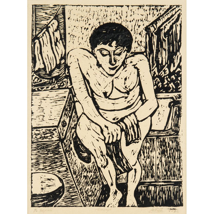Władysław Rząb | Po kąpieli, 1982