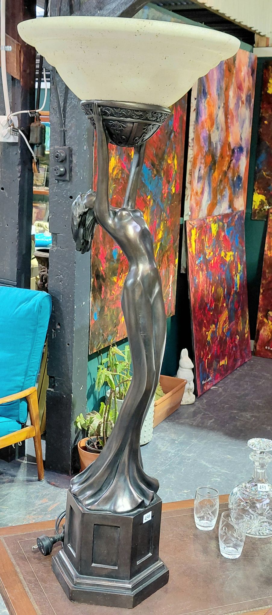 450 · FIGURAL LAMP