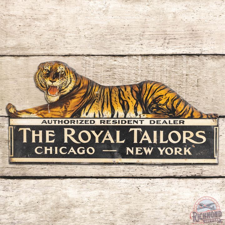 The Royal Tailors Die Cut SST Sign w/ Tiger