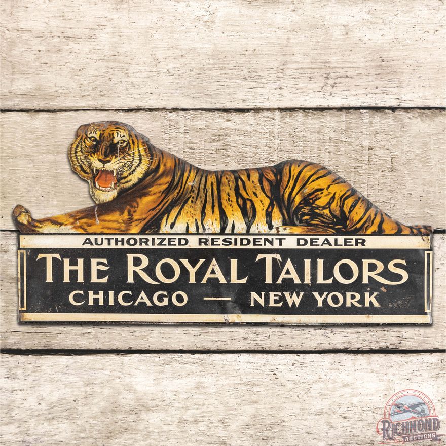 The Royal Tailors Die Cut SST Sign w/ Tiger