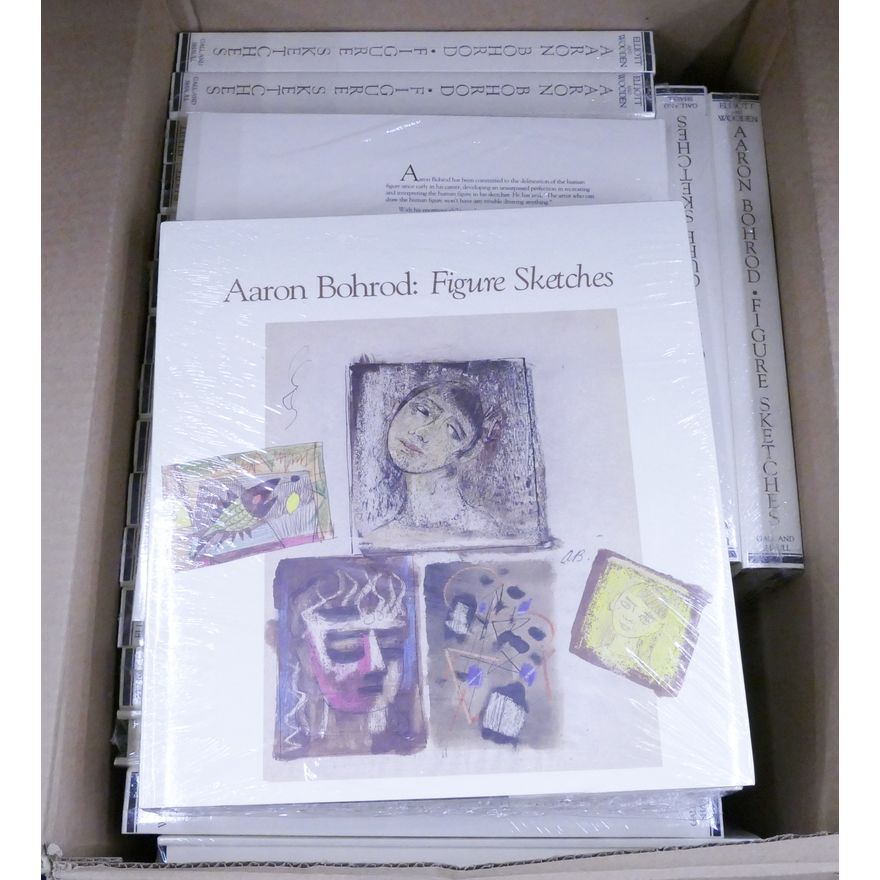 Box 20pc Aaron Bohrod 'Sketches' NEW Art Books