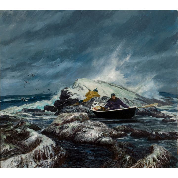 Stanley Meltzoff (1917-2006), Eider Duck Shoot