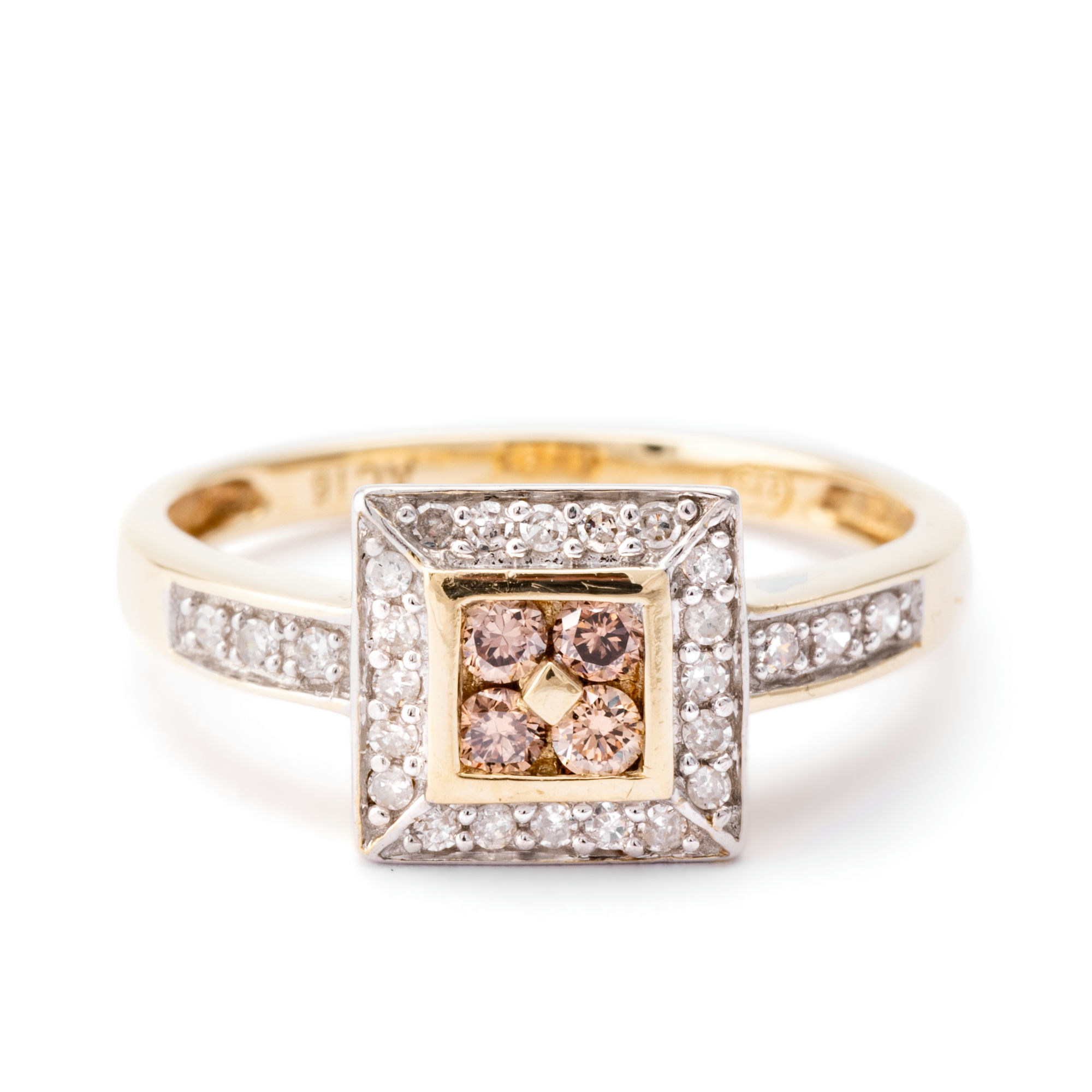 Diamond Ring 9ct Gold,