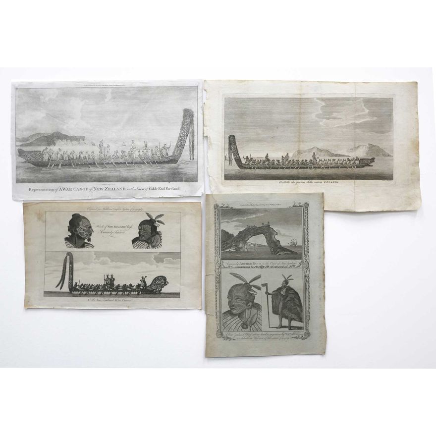 COOK, CAPTAIN JAMES - Engravings from Cook's Voyages