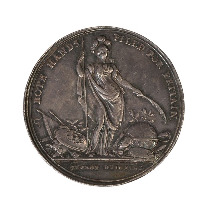 Spain, Lottery Medal, 1736, EF