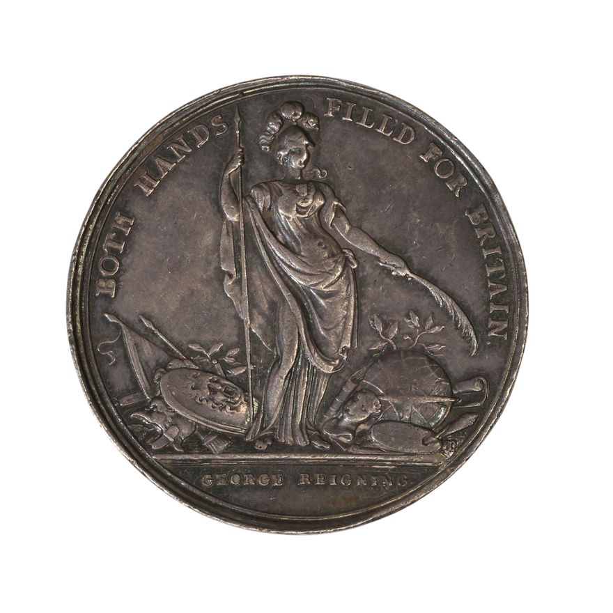 Spain, Lottery Medal, 1736, EF
