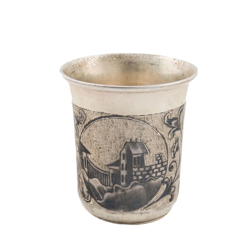Kieliszek kiduszowy, Rosja,  Moskwa, 1849 r.
