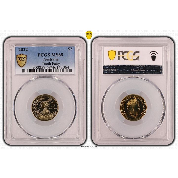 Elizabeth II, Tooth Fairy , Two Dollar, 2022, PCGS MS68