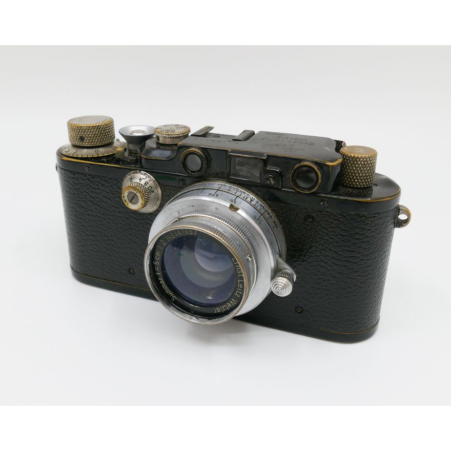Leica III Black 35mm Rangefinder Camera (Serial #188118 c.1936)