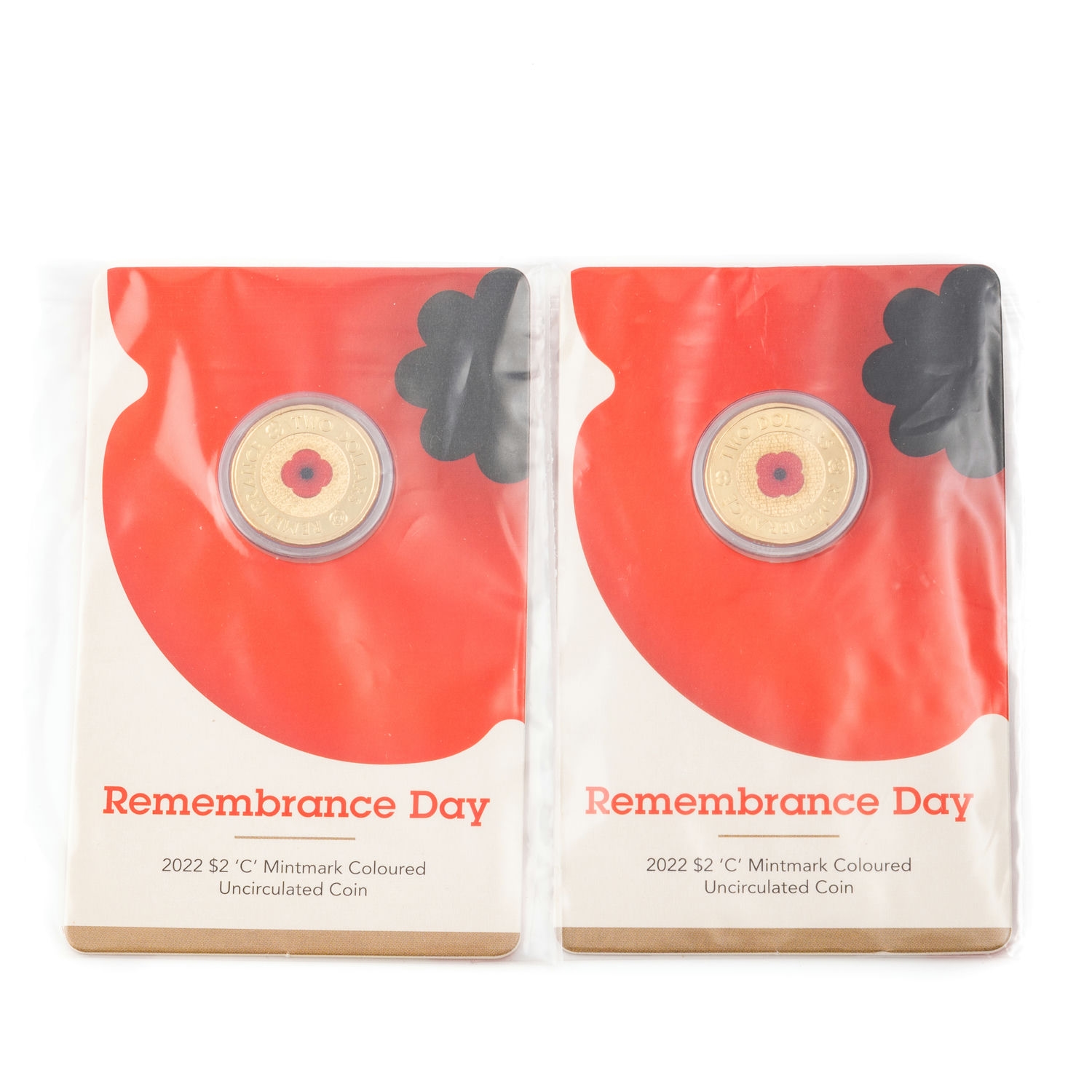 Elizabeth II, Remembrance Day , Two Dollars, 2022, UNC