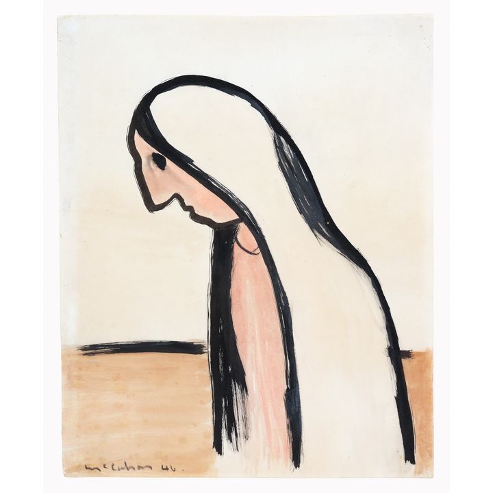 Colin McCahon 'Marge as the Virgin Mary in the Maitai Valley'