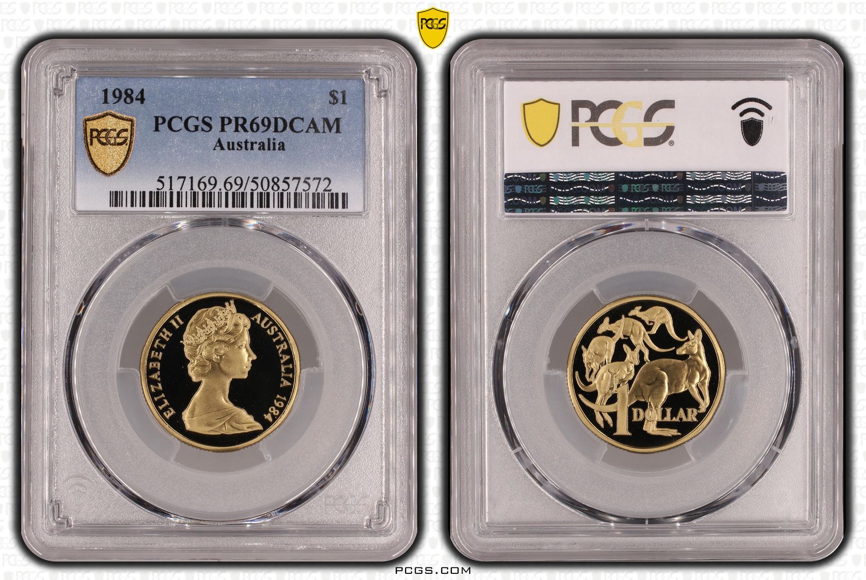 One Dollar, 1984, PCGS PR69DCAM