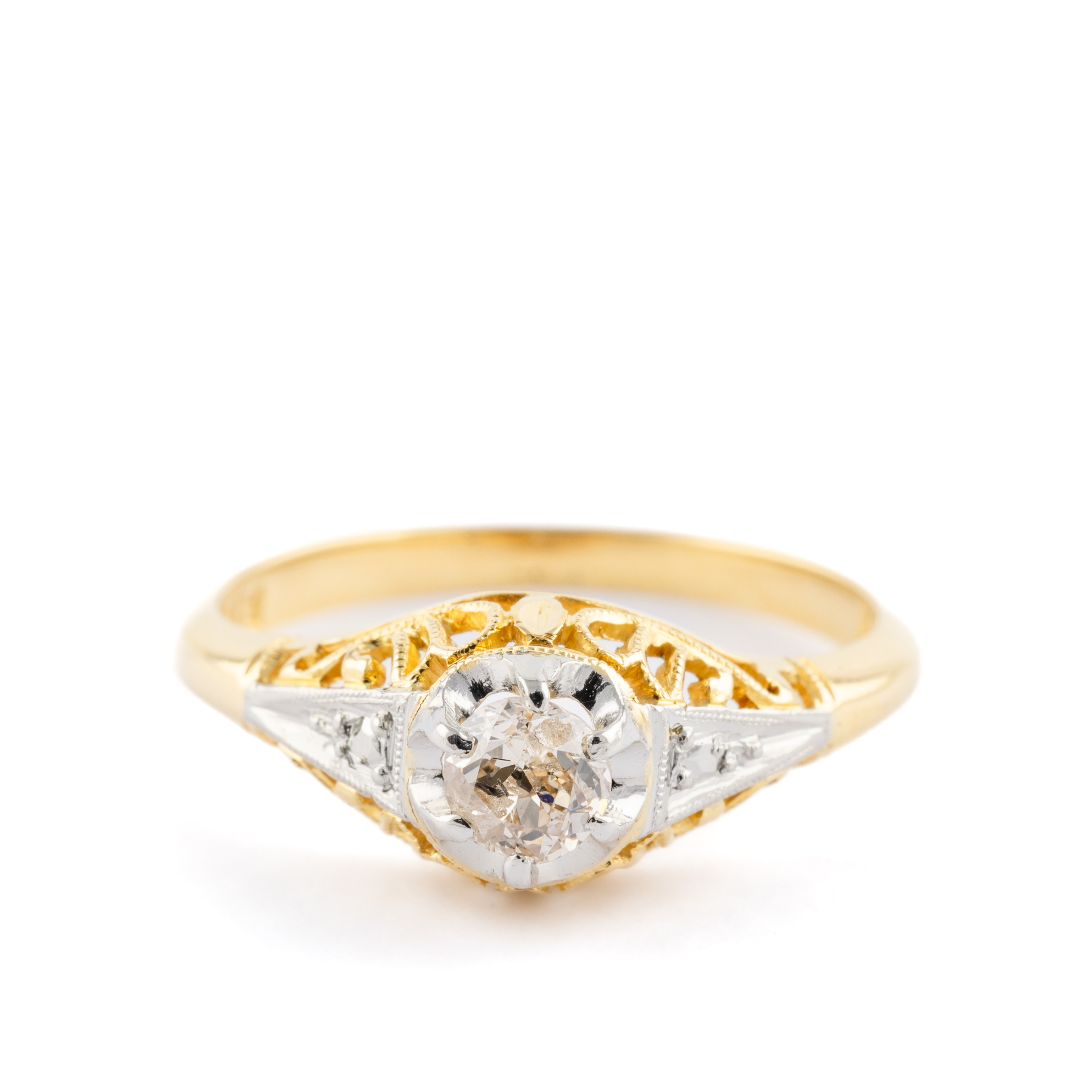 Vintage Diamond Ring 18ct