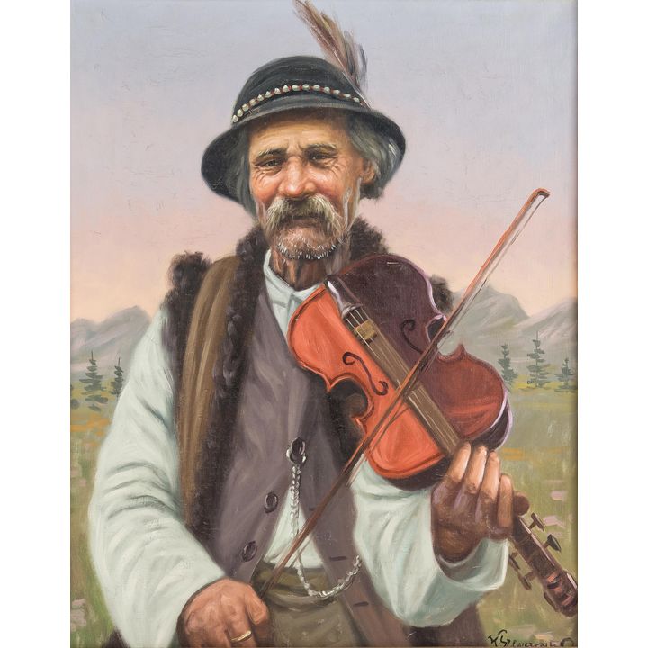 Konstanty Szewczenko | Góral grajacy na skrzypcach