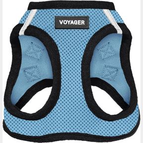 XS (CHEST: 13 - 14.5") VOYAGER STEP-IN AIR DOG HARNESS - ALL WEATHER MESH, REFLECTIVE, NO PULL HARNESS FOR SMALL, MEDIUM DOGS, CAT