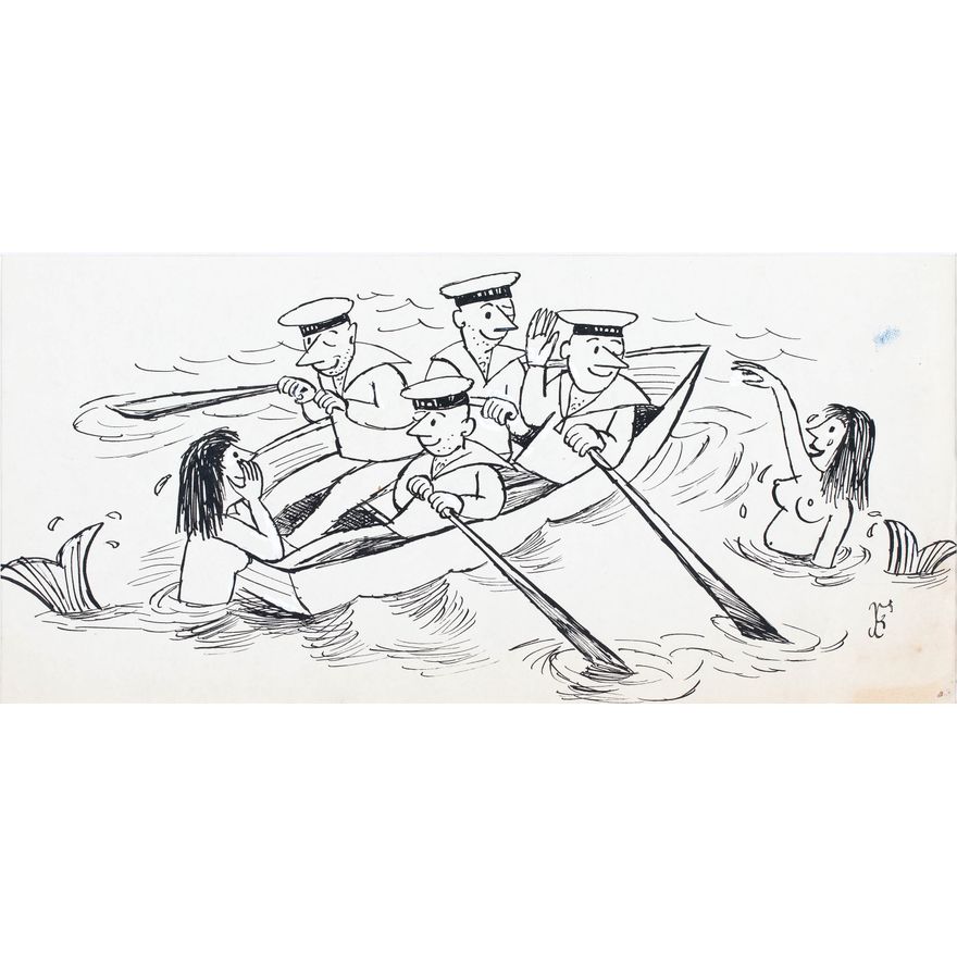 Jerzy Flisak | Marynarze i Syreny, l. 60. XX w.