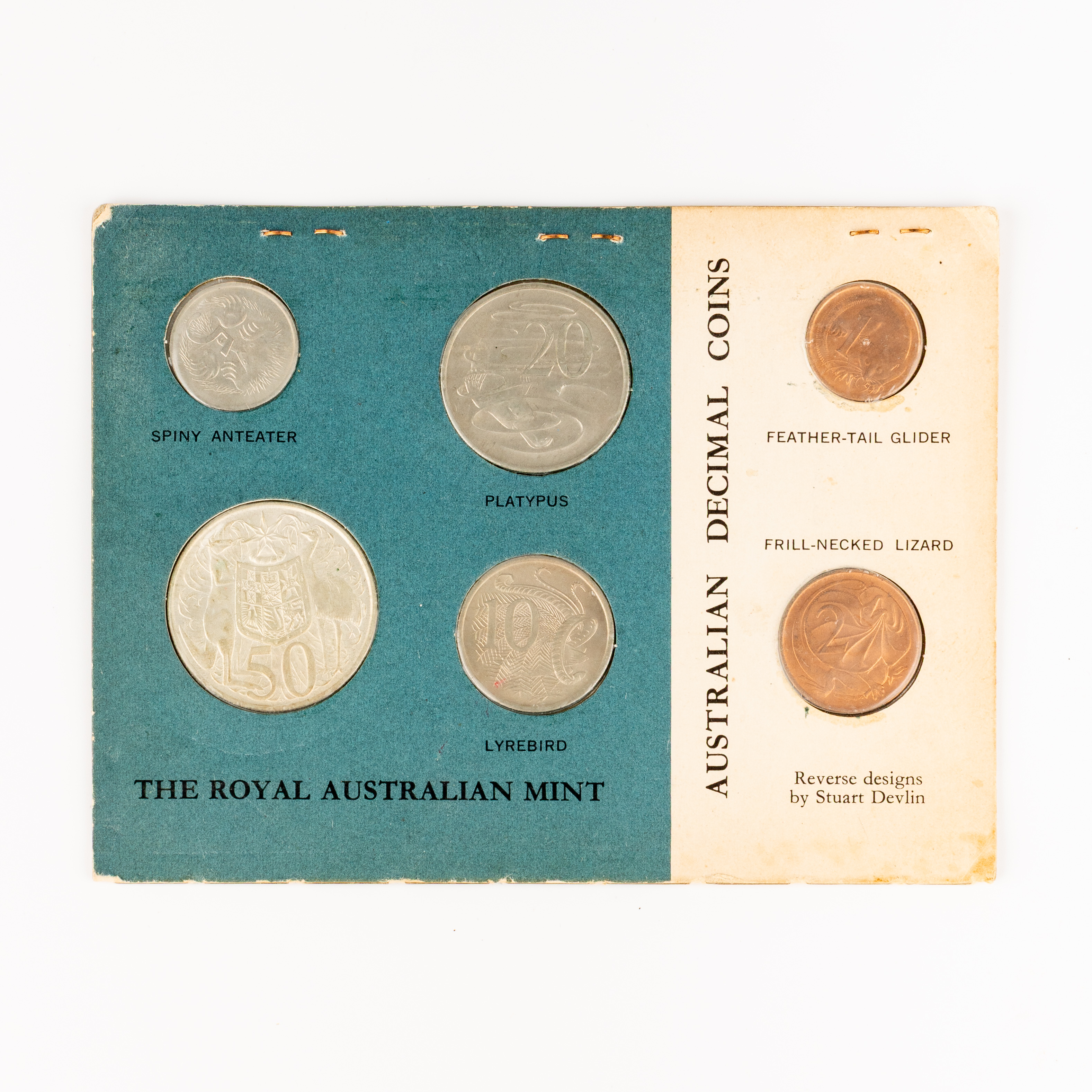 Mint Set, One Cent - Fifty Cent, 1966, UNC
