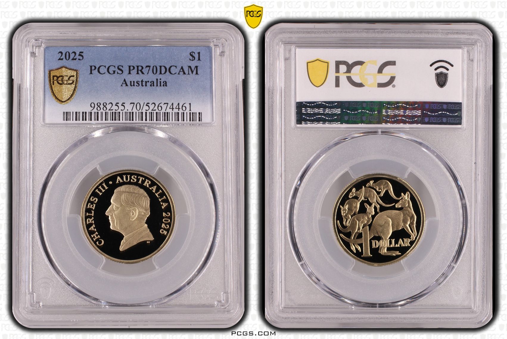 One Dollar, 2025, PR70DCAM