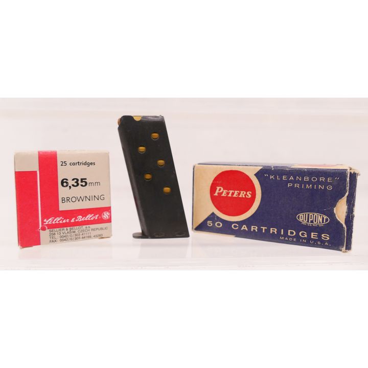 37pc .25 ACP 50GR Rounds & Colt Clip
