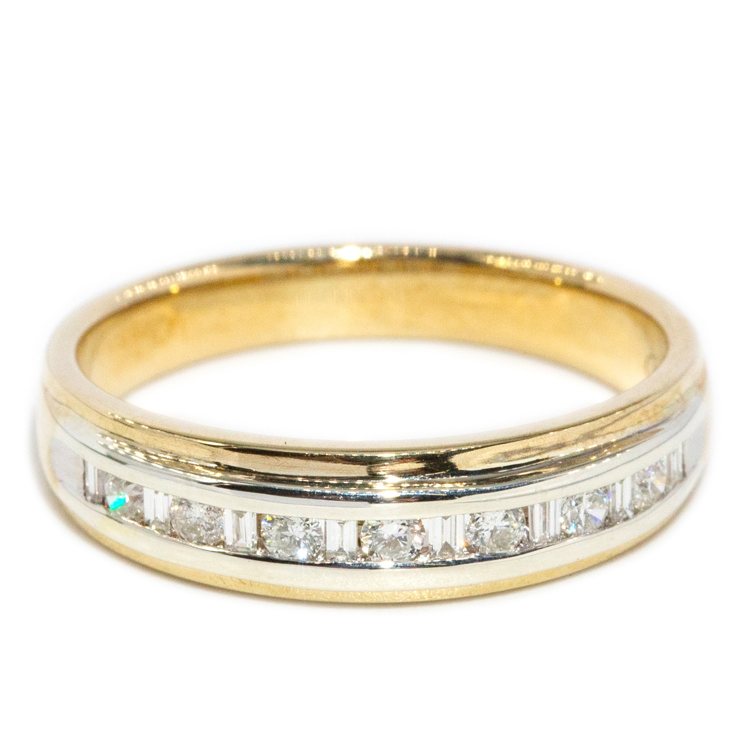 0.28 Carat Diamond Channel-Set 9ct Gold Band