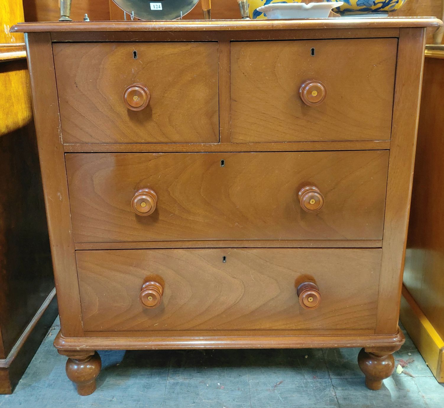 123 · 19TH C. CEDAR CHEST