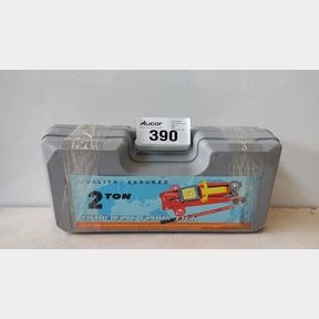 TROLLEY JACK 2 TON IN PLASTIC MOULDED CASE - 2 TON TROLLEY JACK