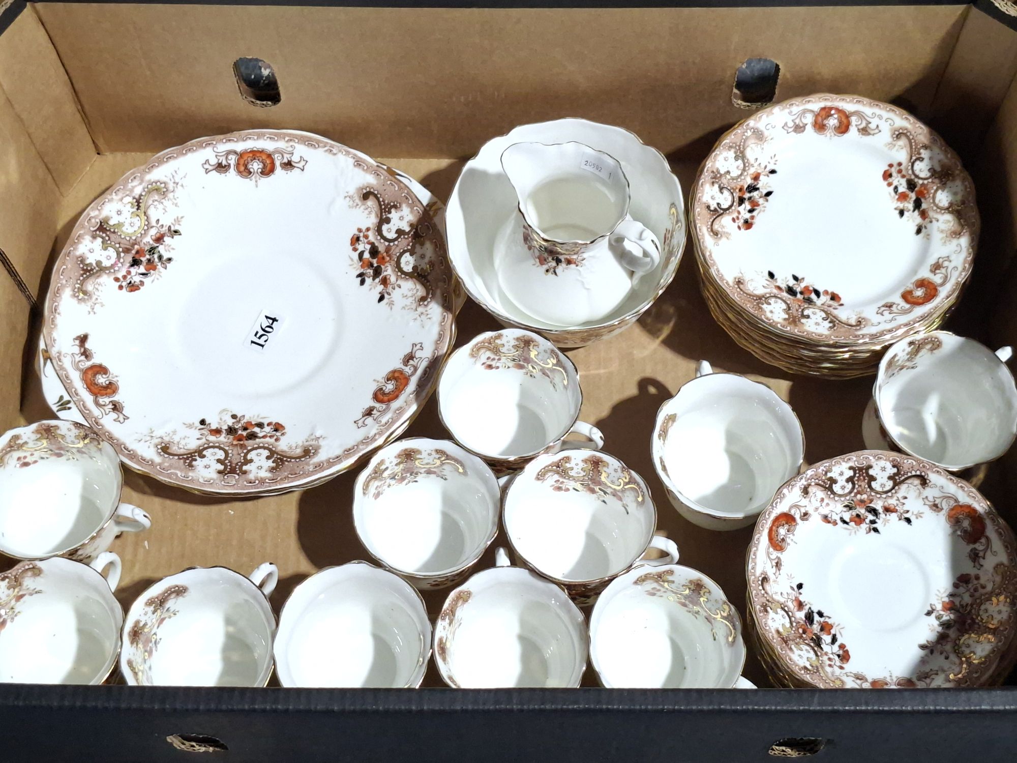 Victorian English China Dinner Set