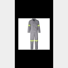 WORK WEAR 2PIECE GREY SIZE-28 WAIST WITH REFLECTOR TAPE - 51818/5735