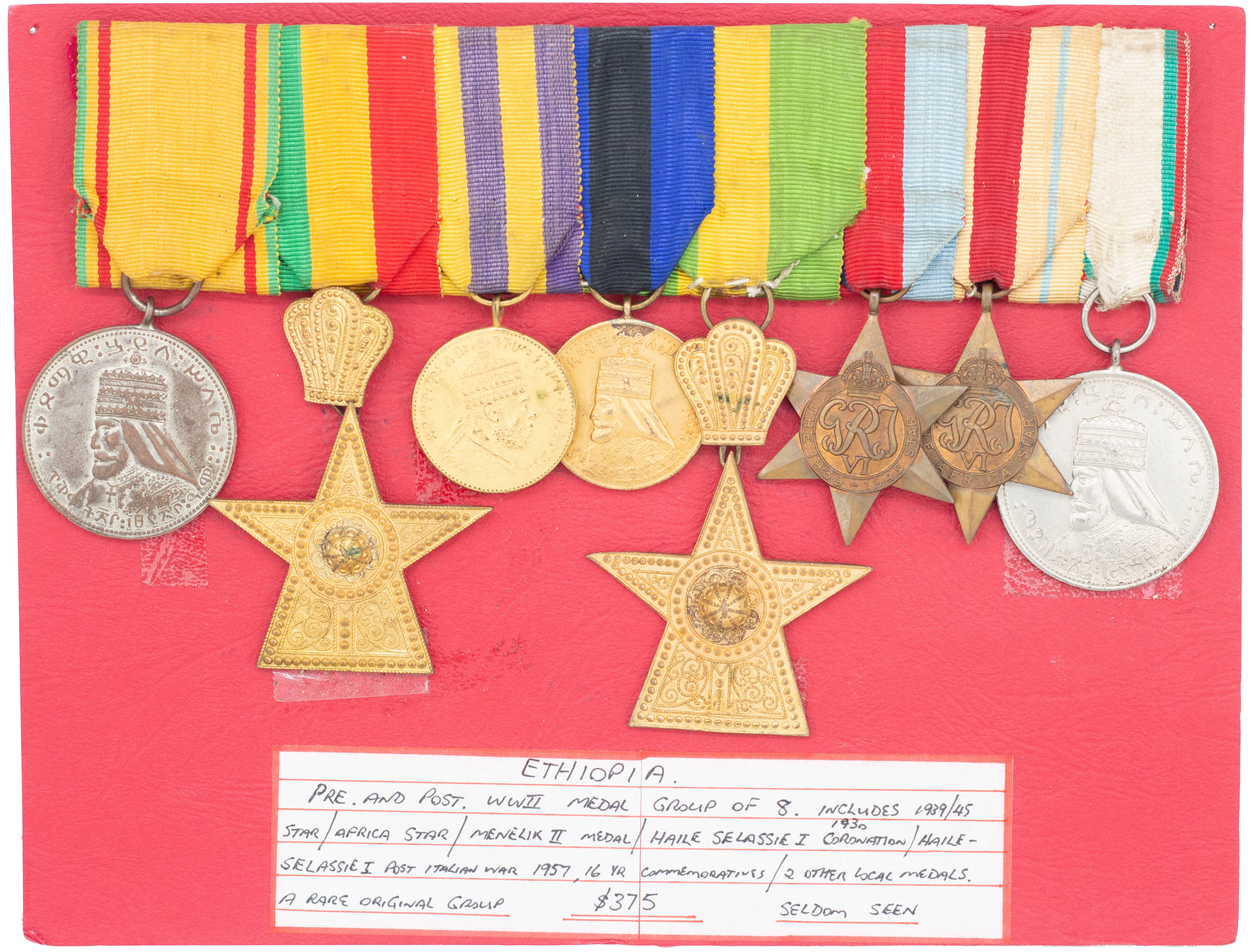 Ethiopia, WWII-Korean War Group, 1939 - 1957, EF