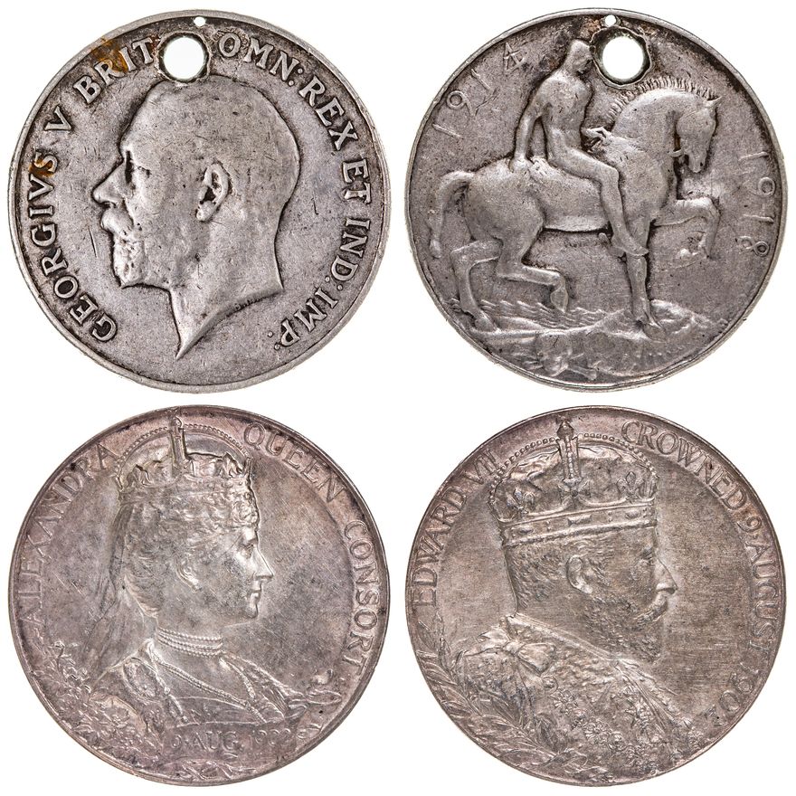 Great Britain, Edward VII - George V, Medals, 1902 - 1918, Fine - UNC