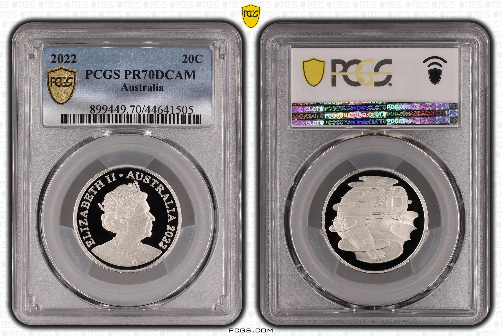 2022 Australia Twenty Cent, 20c PCGS - PR70DCAM POP 87/0 -505