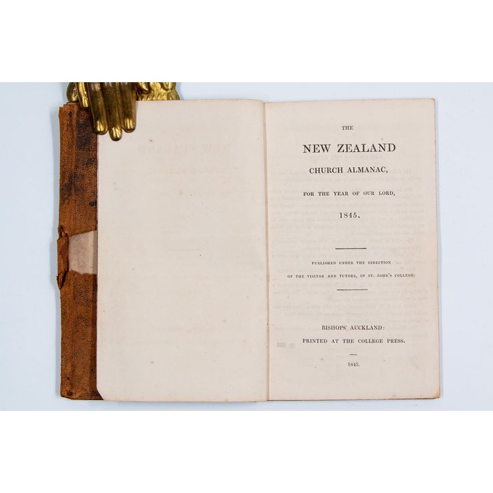 COLLEGE PRESS - The New Zealand Church Almanac for the Year of Our Lord 1845.