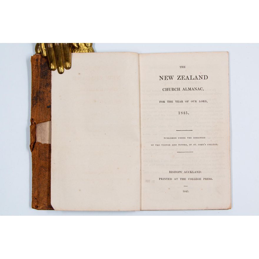 COLLEGE PRESS - The New Zealand Church Almanac for the Year of Our Lord 1845.