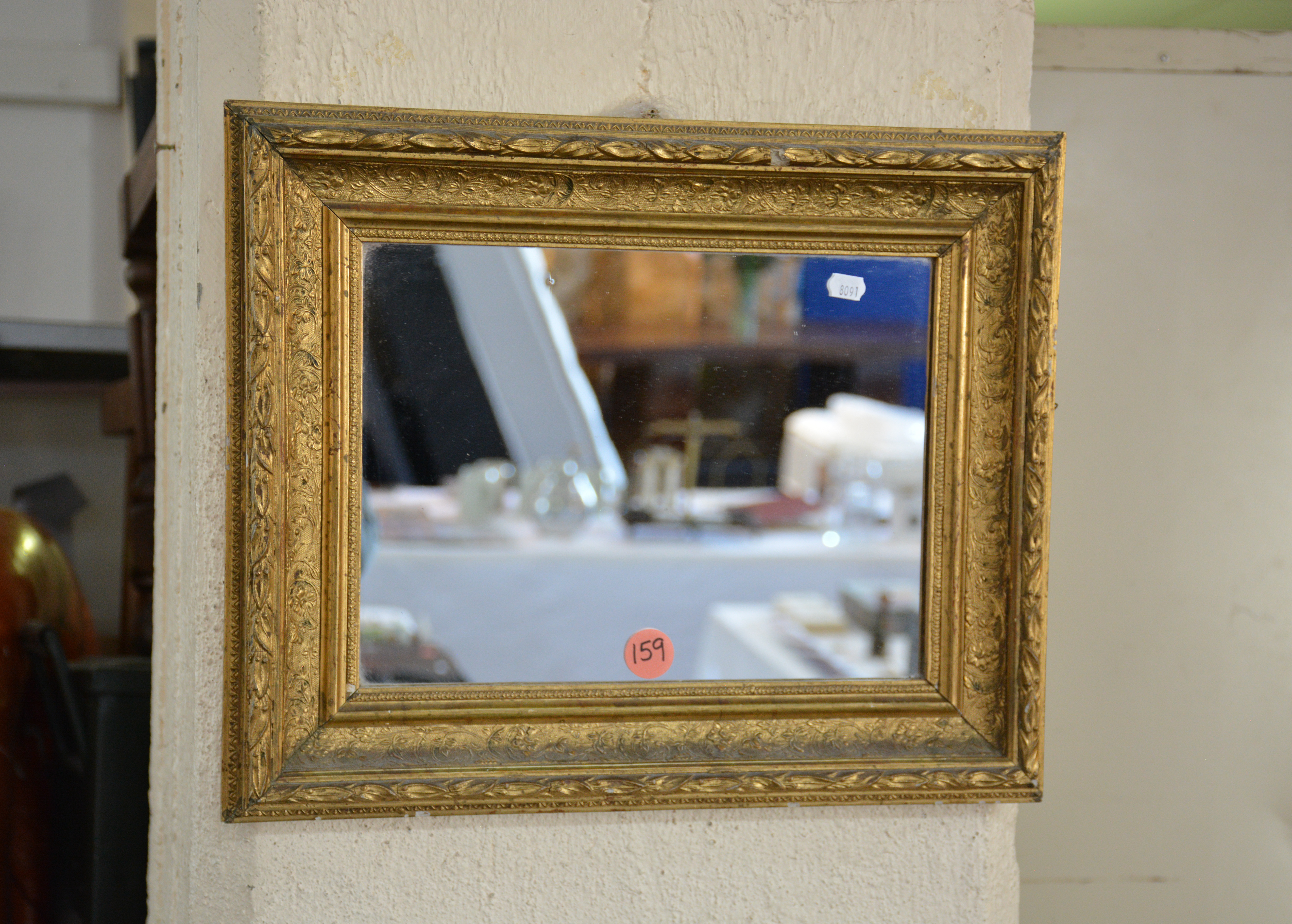 Small Gilt Framed Wall Hanging Mirror — NZ auction result