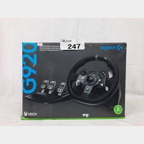 LOGITECH G920 DRIVING FORCE RACING WHEEL AND FLOOR PEDALS FORCE FEEDBACK PC