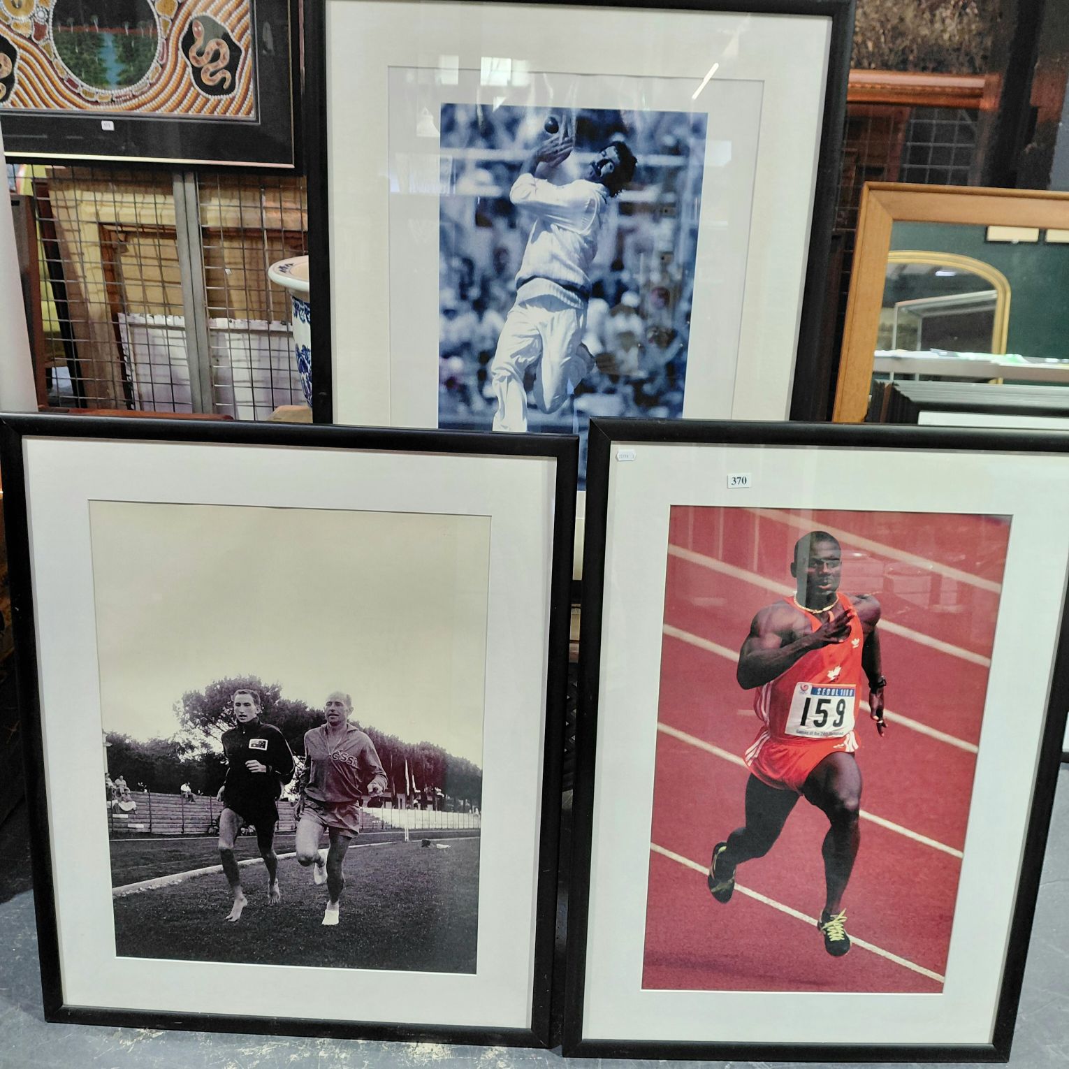 A Group Of 3 Sporting Photographs