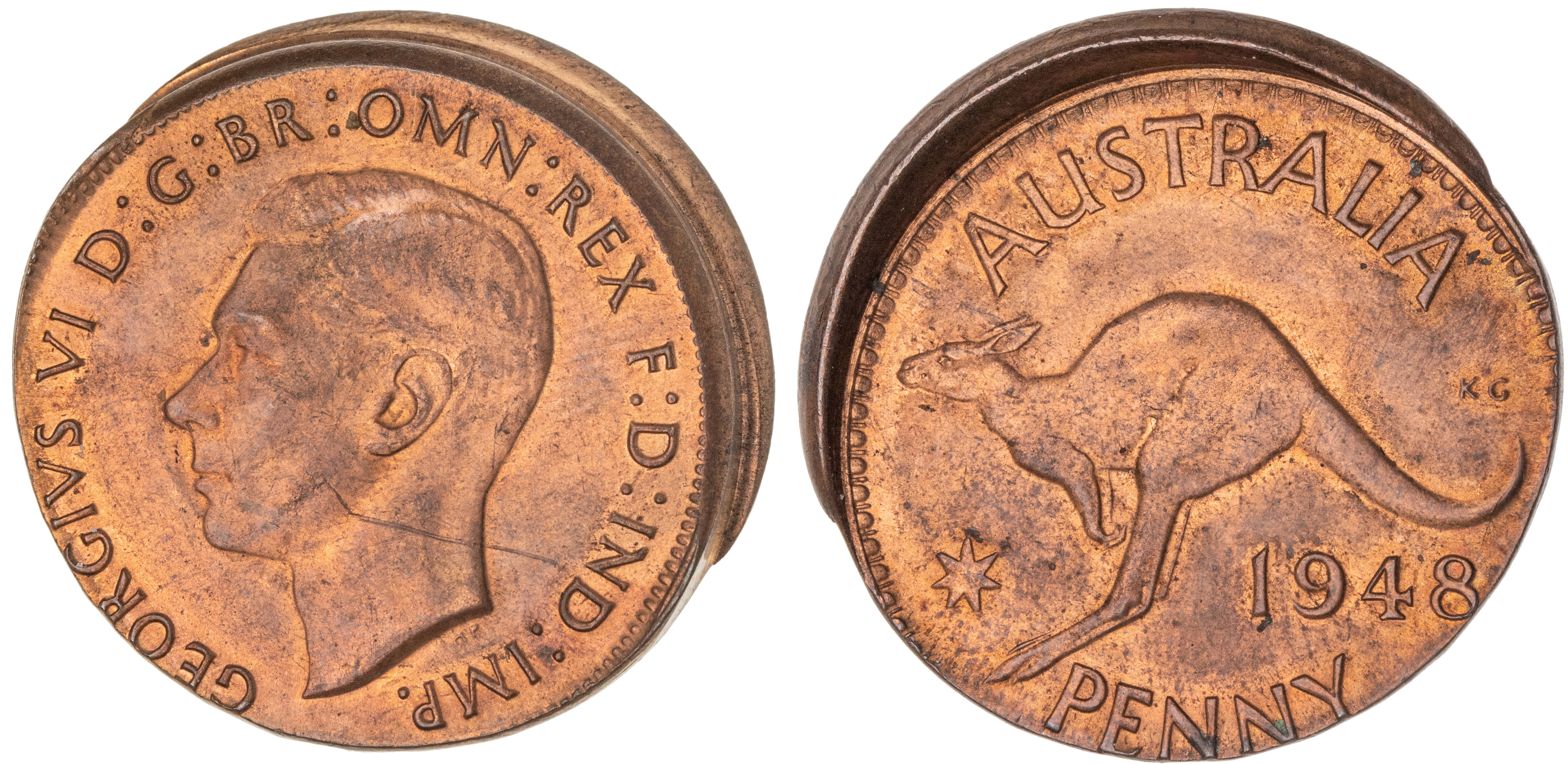 George VI, Penny, 1948, aUNC