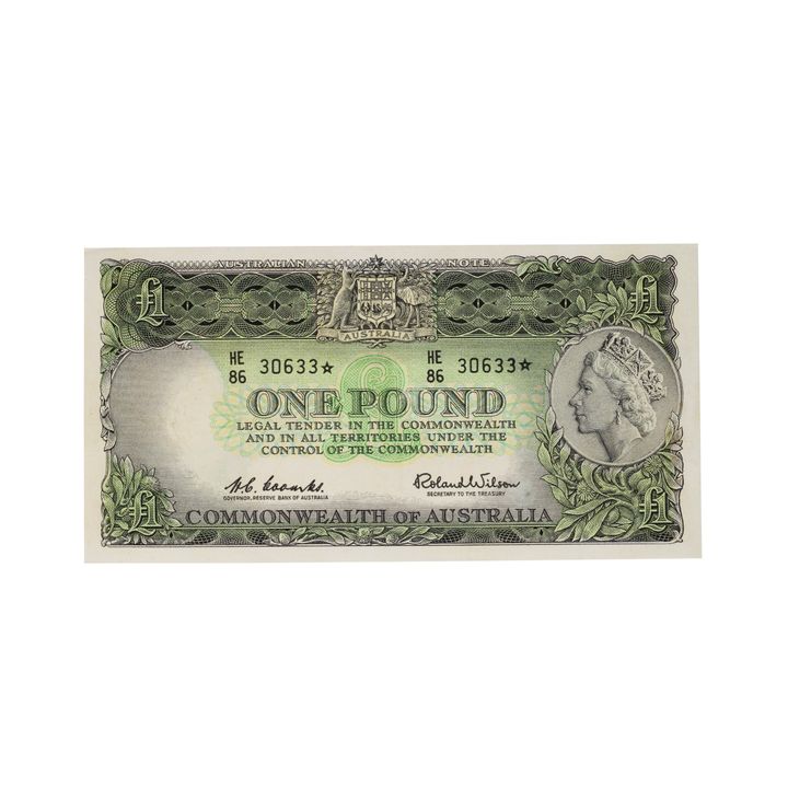 Coombs/Wilson, One Pound, 1961, aUNC
