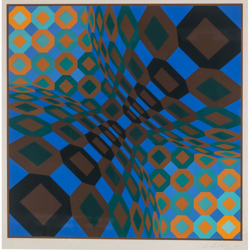 Victor Vasarely | Victor Vasarely „So-lo”, 1973 r.